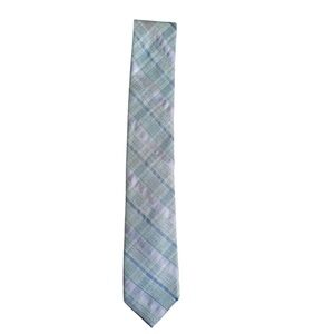 Purple (Lavender) and Gray Plaid Men's Tie
